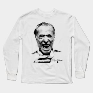 Charles Bukowski - Classic Sketch Long Sleeve T-Shirt